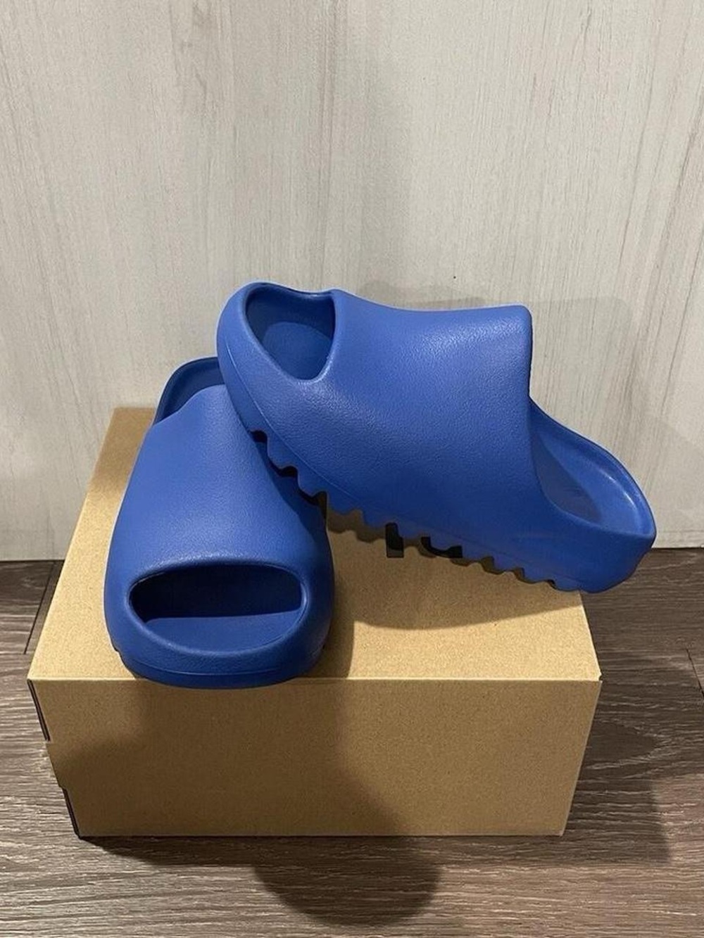 Yeezy Blue Slide Sandals